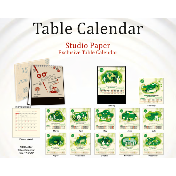 Table Calendar (Code: P-1204)