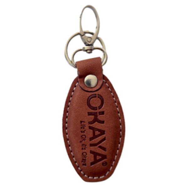 Leather Keychain EVE 285