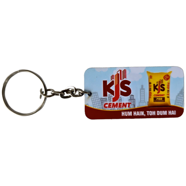 Digital MDF Keychain - KJS CEMENT (Code: RK 269)