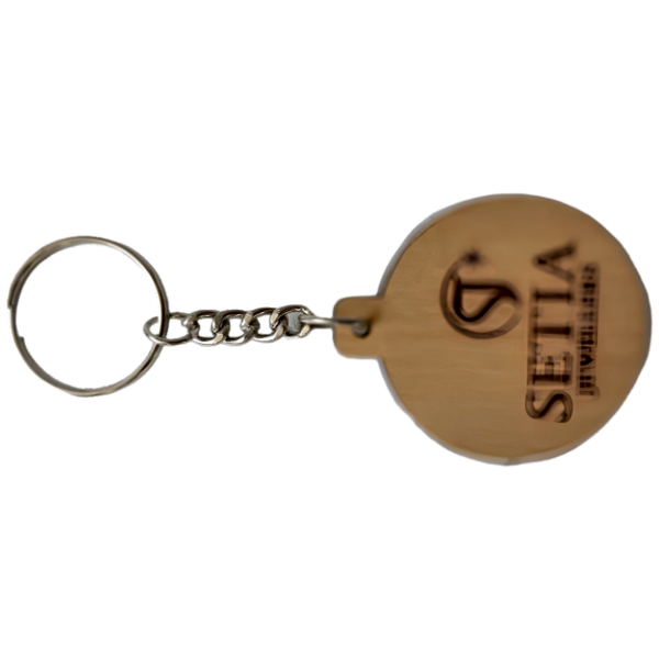 MDF Wooden Keychain - SETIA (Code: RK 270)